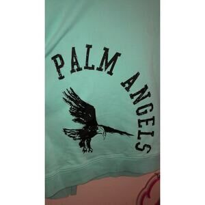 Palm Angels blue college eagle hoodie Large ($630 new!)